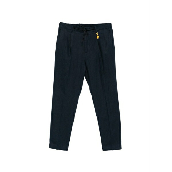マニュエル リッツ メンズ 心地好いズボン下 ボトムス Elasticated trousers Blue