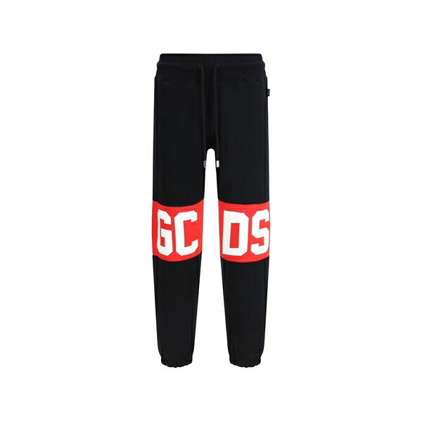 ジーシーディーエス メンズ カジュアルパンツ ボトムス Band logo trousers Black|asty