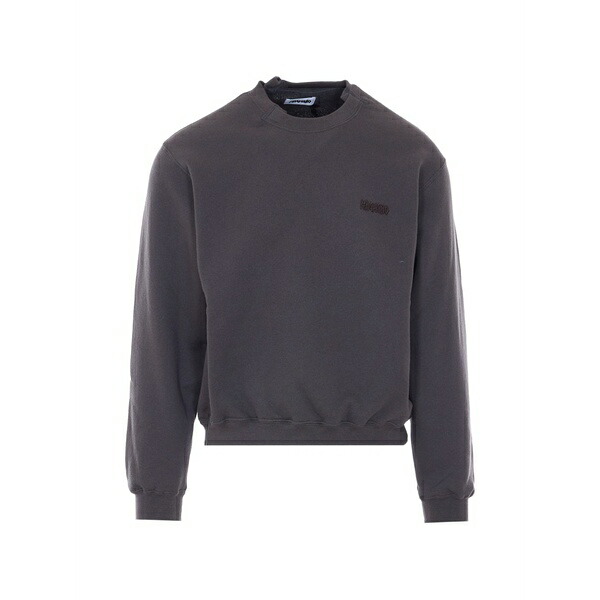 マリアーノ メンズ パーカー・スウェットシャツ アウター Provincia embroidered-logo sweater Brown