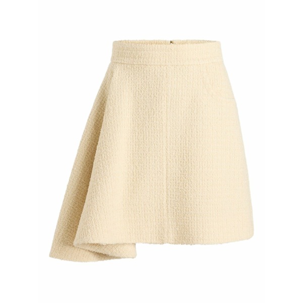 ジャンパトゥ レディース スコート ボトムス Asymmetric tweed skirt Neutrals