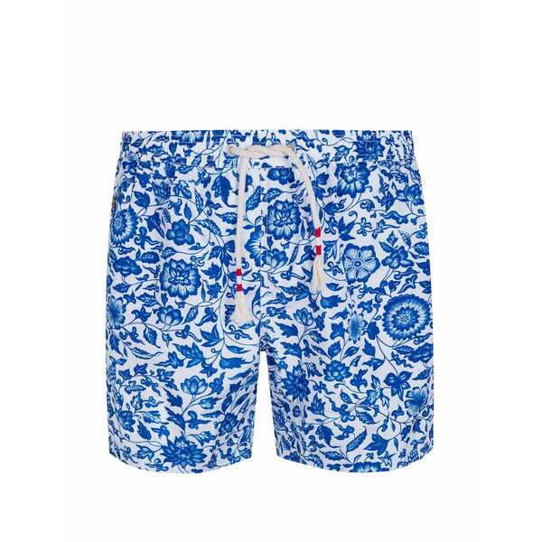 エムシーツーセイントバース メンズ 心地よいズボン下 ボトムス Lighting 70 maj toile flw floral-print swim shorts Blue