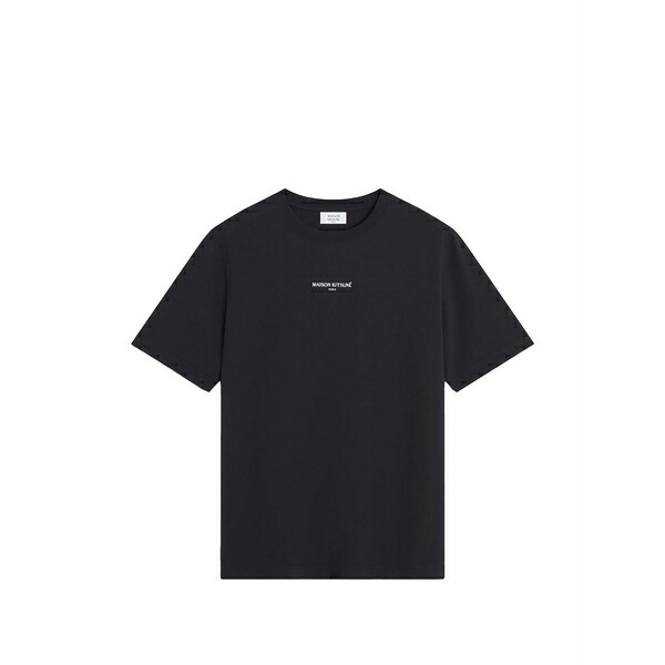 棲み家 稲荷 メンズ ティーシャツ トップス Crew-neck t-shirt Black