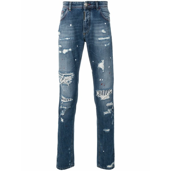 フィリップ飾り気のない メンズ ジーンズズボン下 ボトムス So alright super straight cut jeans Blue