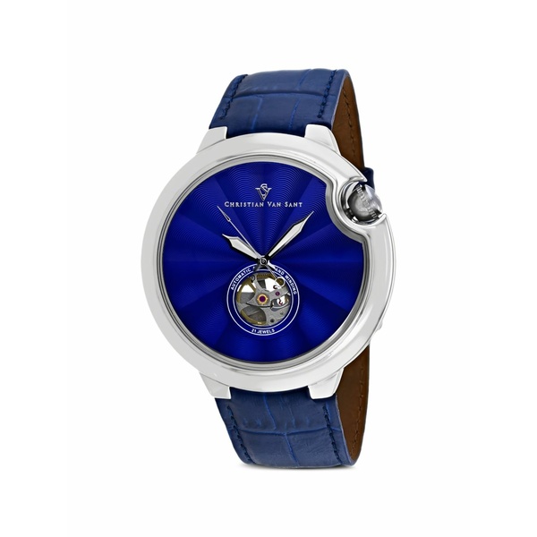 クリスチャンバンサント メンズ ウオッチ 付属物 Cyclone 46粍 automatic watch Blue