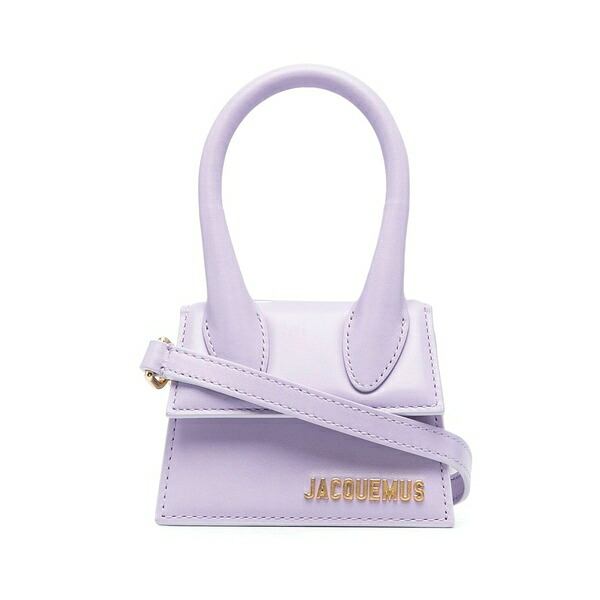 ジャクエムス レディース ハンドバック 御徒面子 Le chiquito leather tote bag Purple