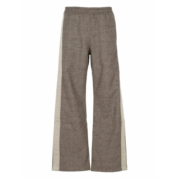 フィオルッチ メンズ 心地好いズボン下 ボトムス Side-stripe trousers Brown
