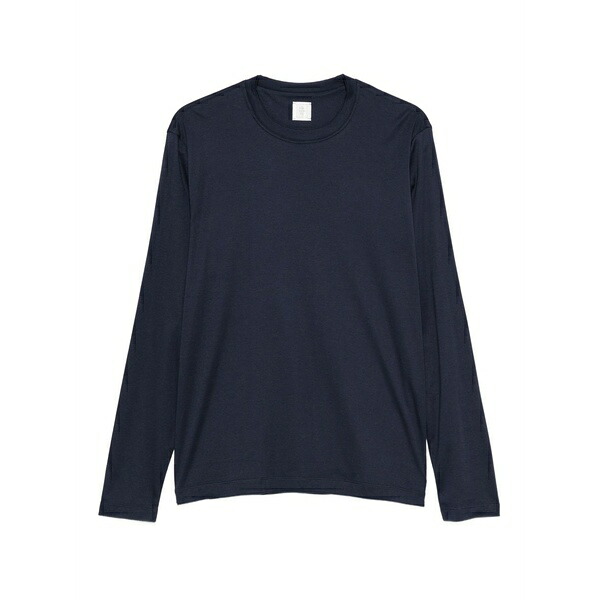 イレブンティ メンズ ティーシャツ トップス Long-sleeved crew-neck t-shirt Blue
