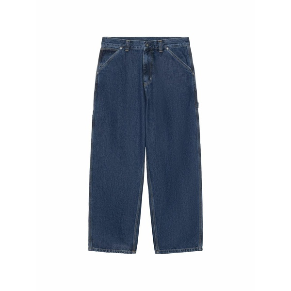鉄道車両ハート型 メンズ ジーンズズボン下 ボトムス Belmont back-buckle jeans Blue