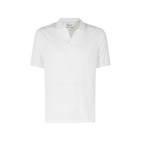 エムシーツーセイントバース メンズ スポーツシャツ トップス Sloan v-neck polo shirt White