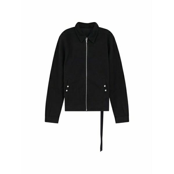 リックオウエンス メンズ 上衣＆上衣 アウター Zip-up jacket Black