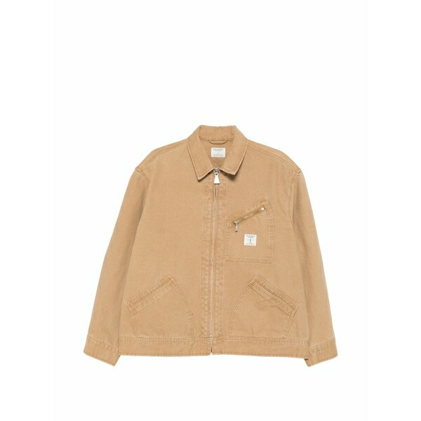 ロイロジャース メンズ 上衣＆上衣 アウター Workwear zip-up jacket Brown