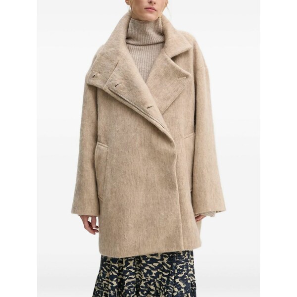 デイ・ビルゲール・エ・ミッケルセン レディース 厚地の外套 アウター Keaton buttoned coat Neutrals