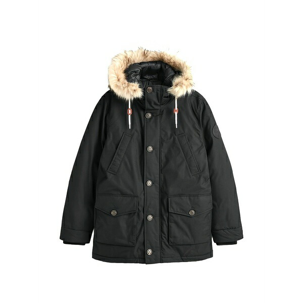 ガント メンズ 上衣＆上衣 アウター Hooded jacket Black