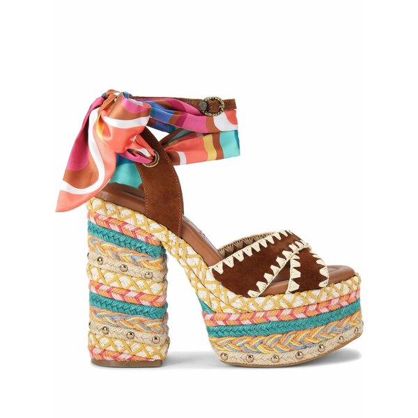 カートジェイガーロンドン レディース サンダル シューズ Chelsea scarf sandals Brown