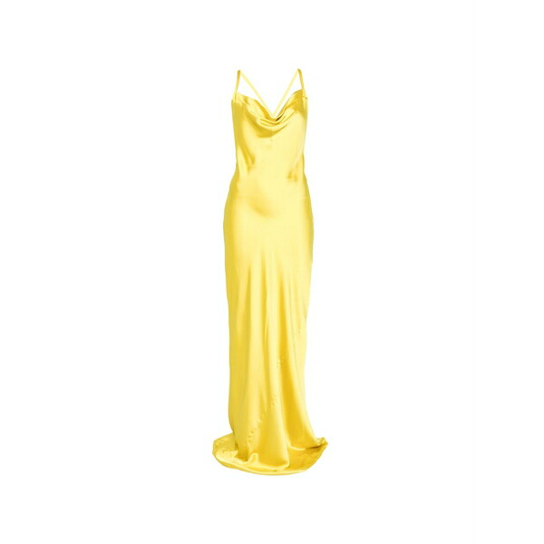 ノーマカマリ レディース 衣裳 トップス Cross-back bias-cut gown Yellow