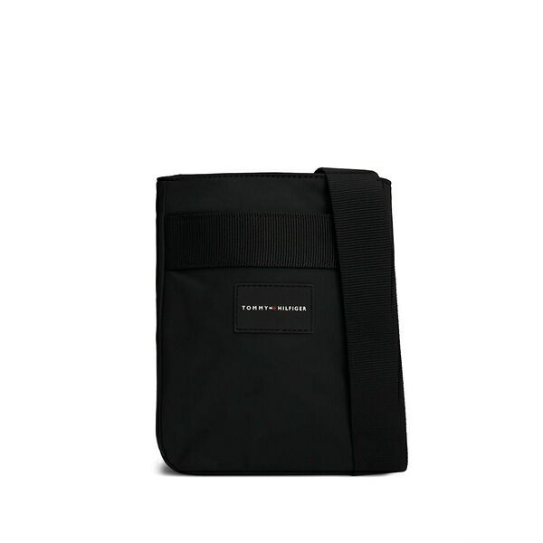 トミー ヒルフィガー メンズ ショルダーバッグ 御徒面子 Black crossbody bag Black