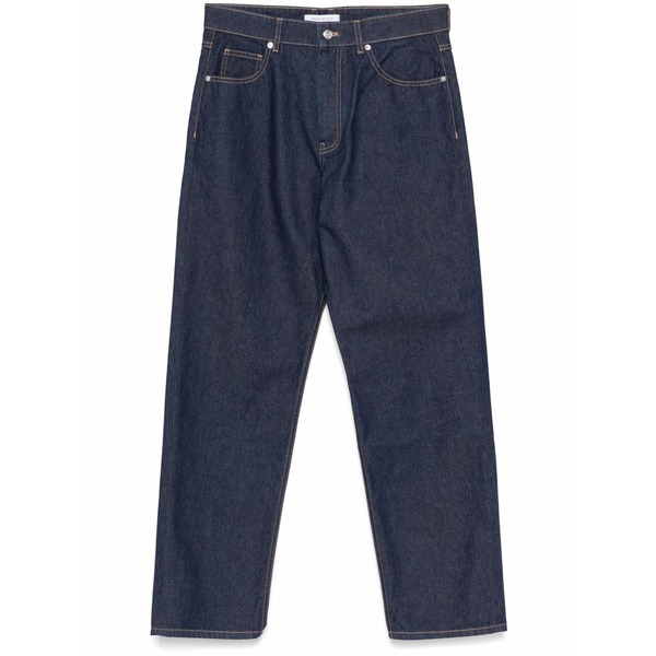 住みか 稲荷 メンズ ジーンズズボン下 ボトムス Straight jeans Blue