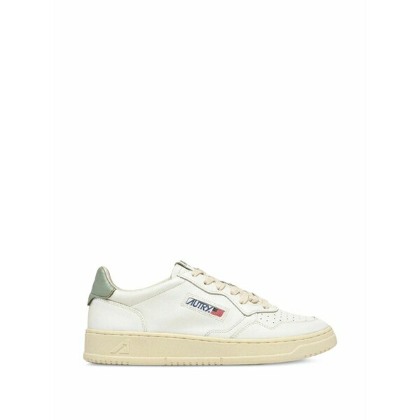 オートリー レディース スニーカー シューズ Medalist perforated leather sneakers White