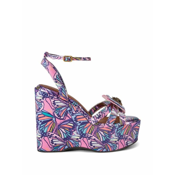 カートジェイガーロンドン レディース サンダル シューズ Butterfly wedge-heel sandals  Pink