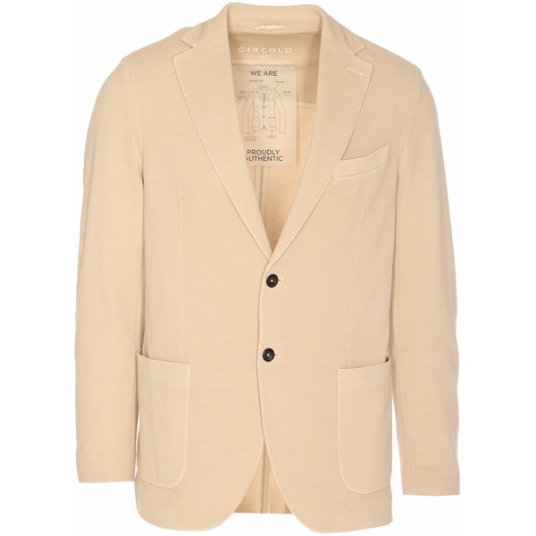 チルコロ1901 メンズ 上衣＆上衣 アウター Single-breasted blazer Neutrals