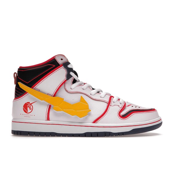 Nike ナイキ メンズ スニーカー 【Nike SB Dunk High RX-0 Unicorn Gundam】 サイズ US_M_4 White/Amarillo画像