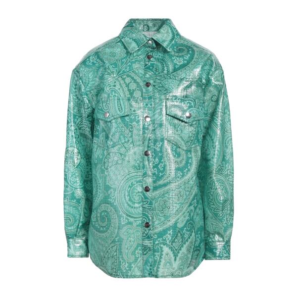 【送料無料】 エトロ レディース シャツ トップス Shirts Green|asty