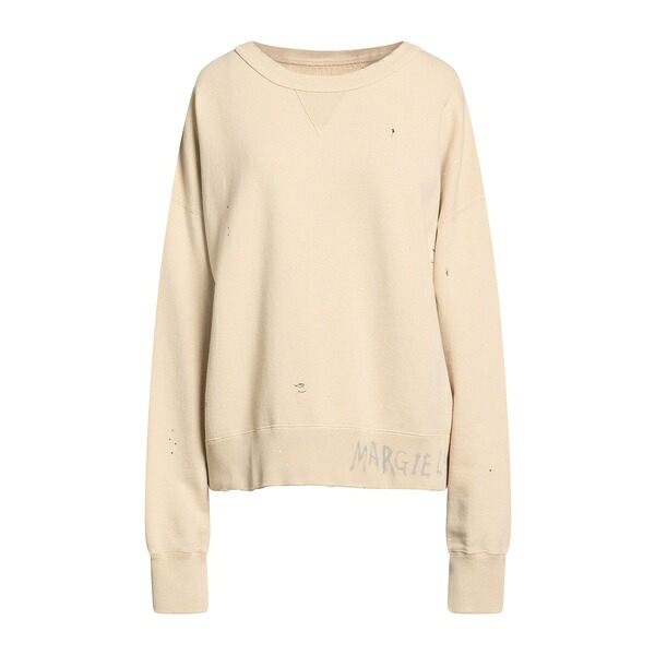 【貨物輸送無料】 マルタンマルジェラ レディース パーカー・スウェットシャツ アウター Sweatshirts Beige