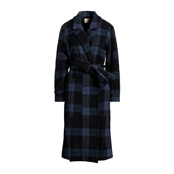 【貨物輸送無料】 アレッシアサンティ レディース 上衣＆上衣 アウター Coats Blue コート・ジャケット-レディースファッション