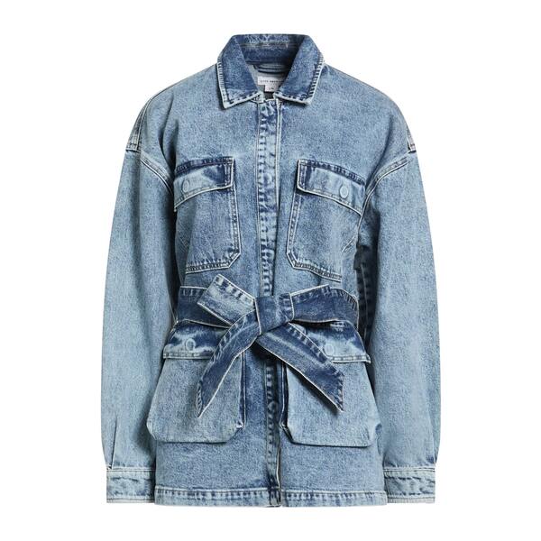 【送料無料】 グッドアメリカン レディース ジャケット＆ブルゾン アウター Denim outerwear Blue｜asty