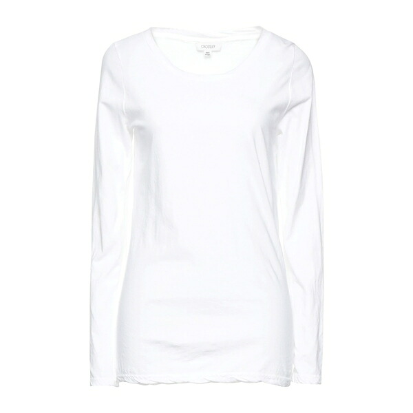 【貨物輸送無料】 クロスリー レディース プルオーバー トップス T-shirts White