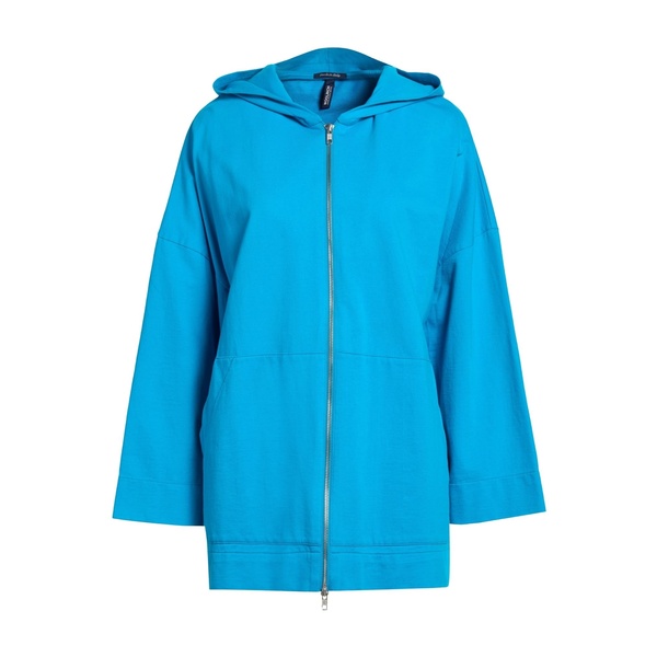 【貨物輸送無料】 羊毛 分限者 レディース パーカー・スウェットシャツ アウター Sweatshirts Azure