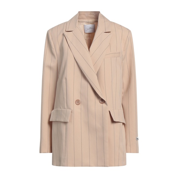 【貨物輸送無料】 ソーアリュール レディース 上衣＆上衣 アウター Blazers Beige レディースファッション-コート・ジャケット