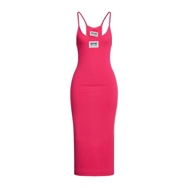 【送料無料】 モスキーノ レディース ワンピース トップス Midi dresses Pink|asty