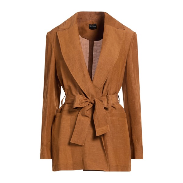 【貨物輸送無料】 ペニー黒いこと レディース 上衣＆上衣 アウター Blazers Brown