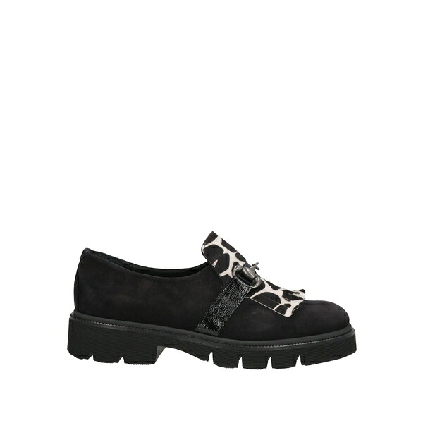 【貨物輸送無料】 ル ガゼル レディース スリッポン・ローファー シューズ Loafers Black