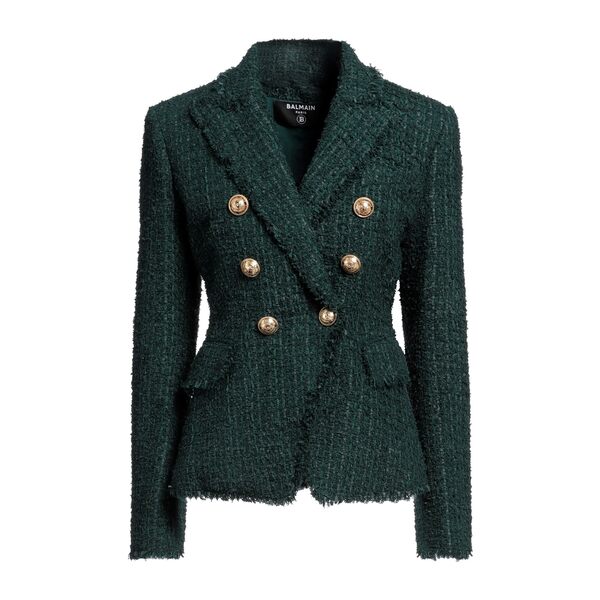 【貨物輸送無料】 バルマン レディース 上衣＆上衣 アウター Blazers Green
