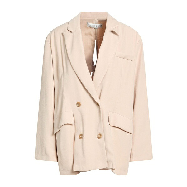 【貨物輸送無料】 こしき一 レディース 上衣＆上衣 アウター Blazers Beige