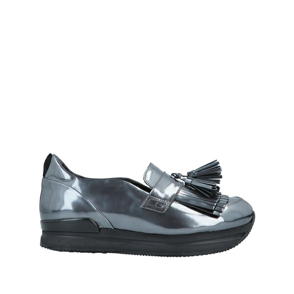 【貨物輸送無料】 ホー火器 レディース スリッポン・ローファー シューズ Loafers Grey