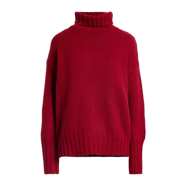 【貨物輸送無料】 アラゴナ レディース 編み物\u0026スウェーター アウター Turtlenecks Red