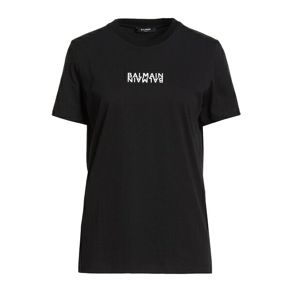 【貨物輸送無料】 バルマン レディース プルオーバー トップス T-shirts Black