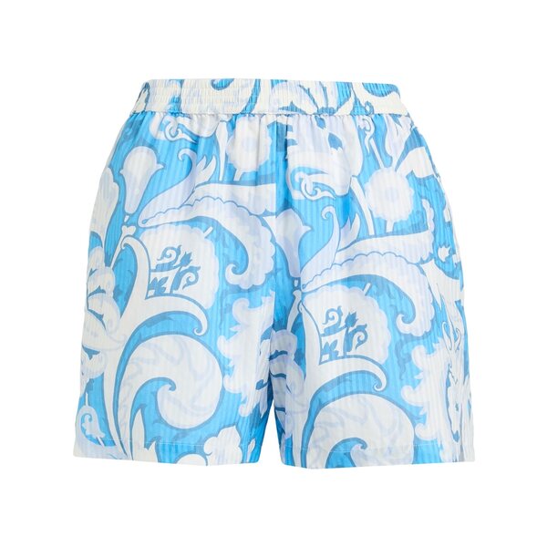 【送料無料】 エトロ レディース カジュアルパンツ ボトムス Shorts & Bermuda Shorts Azure｜asty