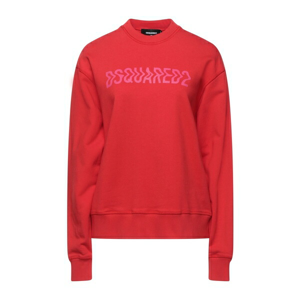 【貨物輸送無料】 ディースクエアード レディース パーカー・スウェットシャツ アウター Sweatshirts Red