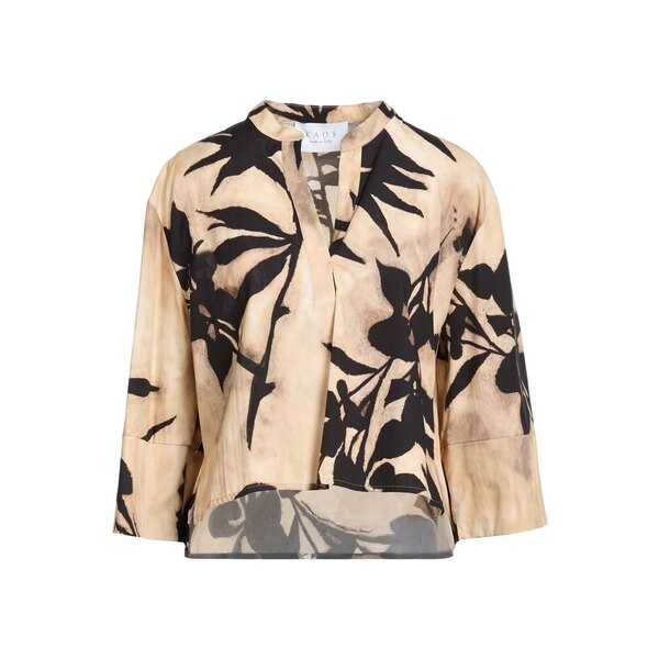 【送料無料】 カオス レディース Tシャツ トップス Tops Beige｜asty 26,980円
