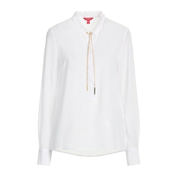 【貨物輸送無料】 ゲス レディース プルオーバー トップス Tops White