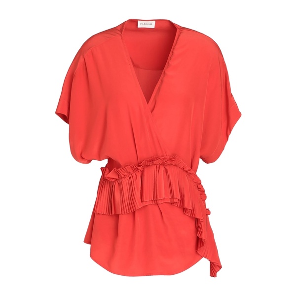 【送料無料】 パロッシュ レディース Tシャツ トップス Tops Red｜asty