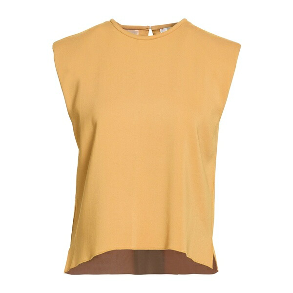 【送料無料】 フォルテ フォルテ レディース Tシャツ トップス Tops Yellow｜asty