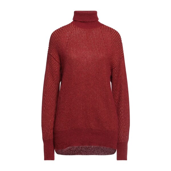 【送料無料】 ツインセット レディース ニット&セーター アウター Turtlenecks Red｜asty