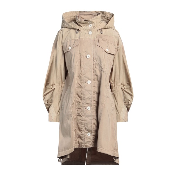 【送料無料】 ハイ レディース ジャケット&ブルゾン アウター Overcoats & Trench Coats Beige|asty