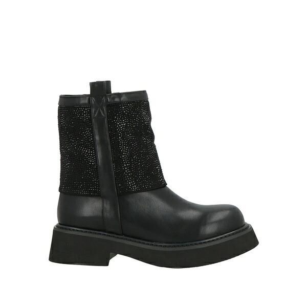 【貨物輸送無料】 トスカブルー? レディース ブーツ シューズ Ankle boots Black