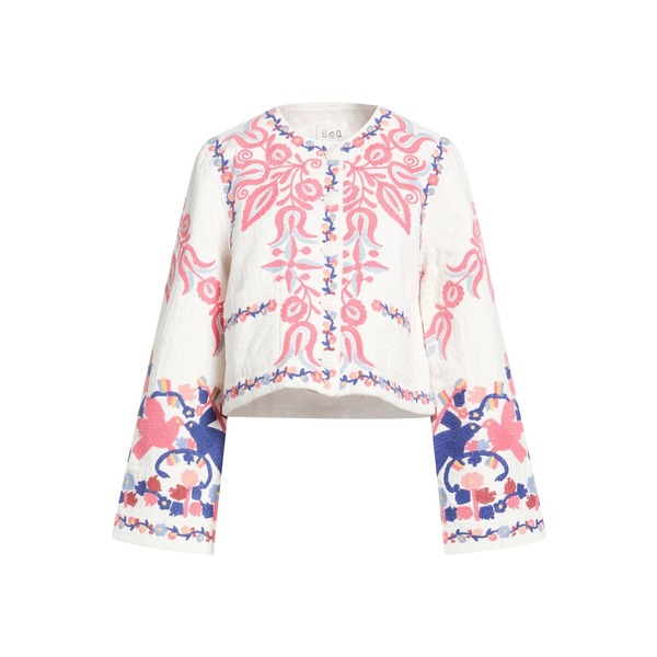 【送料無料】 シー レディース ジャケット＆ブルゾン アウター Jackets White｜asty